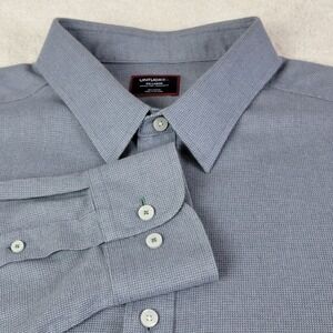 UNTUCKit Button Down Shirt Mens XXL Grey Veneto-Grisaille-WF Wrinkle Free